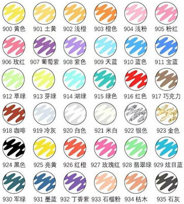 Zibeef Acrylic Markers 1.5mm Colorful 36pcs