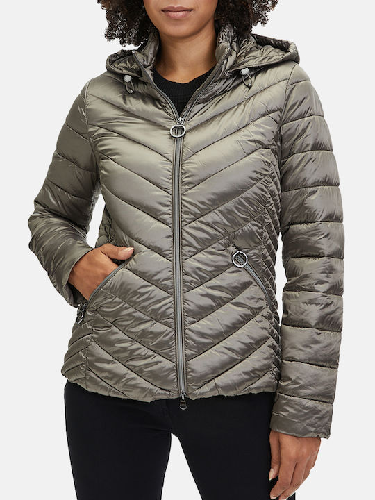 Betty Barclay Women s Short Puffer Jacket for Winter with Hood