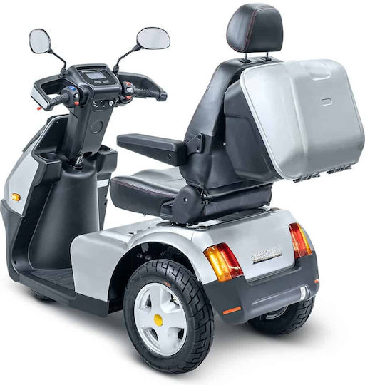 Afikim Afiscooter Breeze S3 Електрическа Инвалидна количка с Прост гръб BREEZE-S3-silver Сребрист