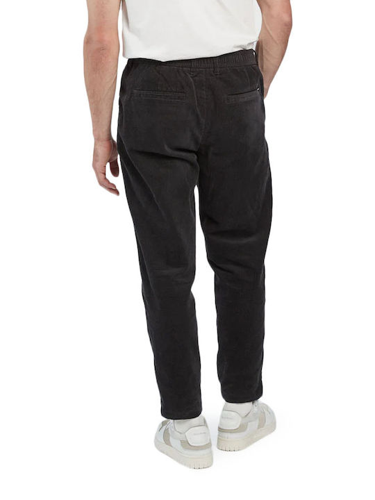 Hose in Entspannter Passform Schwarz