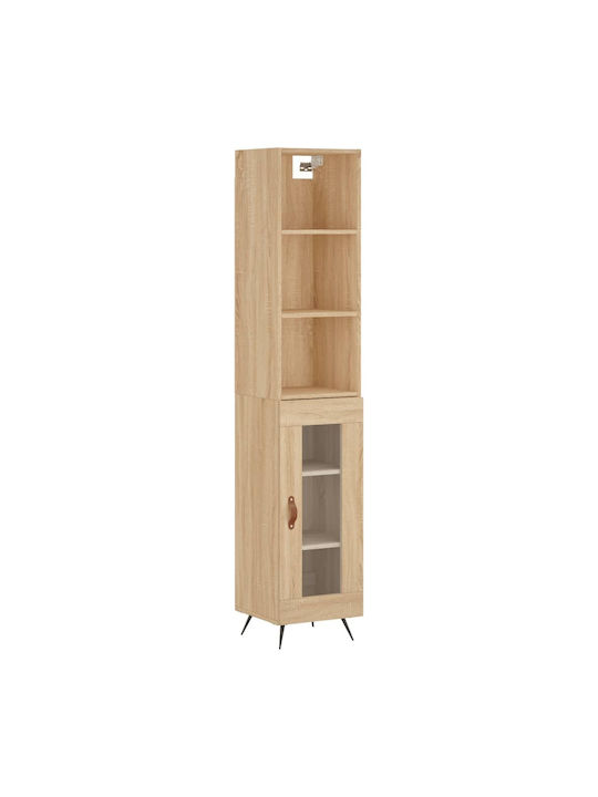 Schrank Boden Coffee 34.5x34x180cm