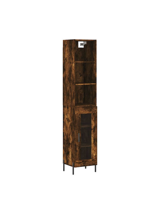 Cabinet pardoseală Stejar afumat 34.5x34x180cm