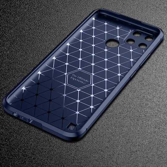 Realme Back Cover Silicon Albastru (Realme C21Y/C25Y)