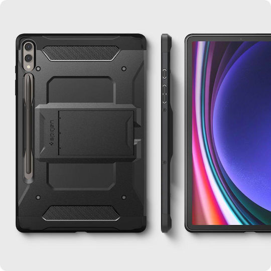 Spigen Tough Armor Флип капак Устойчив Черен (Галакси Таб С9+) ACS06835