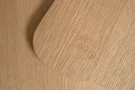 Curvy Библиотека Подов Кафяв 60x35x80см