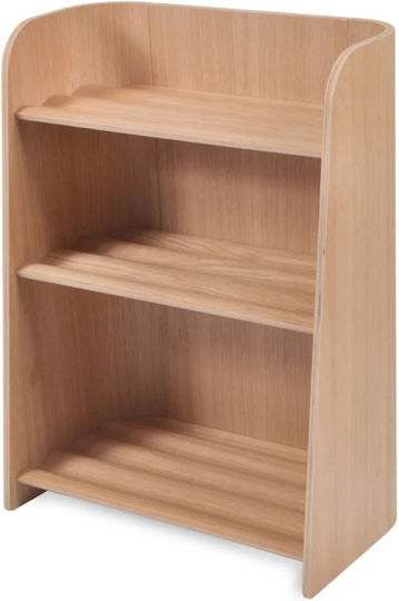 Curvy Библиотека Подов Кафяв 60x35x80см
