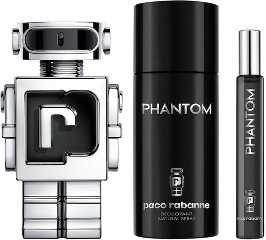 Rabanne Phantom Мъжки Комплект с Eau de Toilette 3бр
