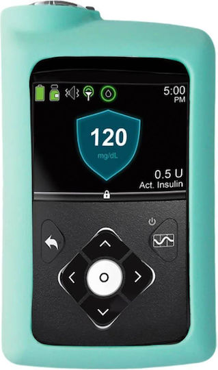 Diablue Insulin Pump Case Silicone For Medtronic 640g 670g Silver