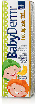 InterMed Οδοντόκρεμα Babyderm 50ml 500 ppm με Γεύση Μπανάνα για 3+ χρονών