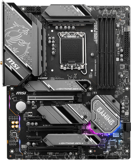 MSI Z790 Gaming Plus Wi-Fi Motherboard ATX με Intel 1700 Socket 7E06-026R 801-7E06-023