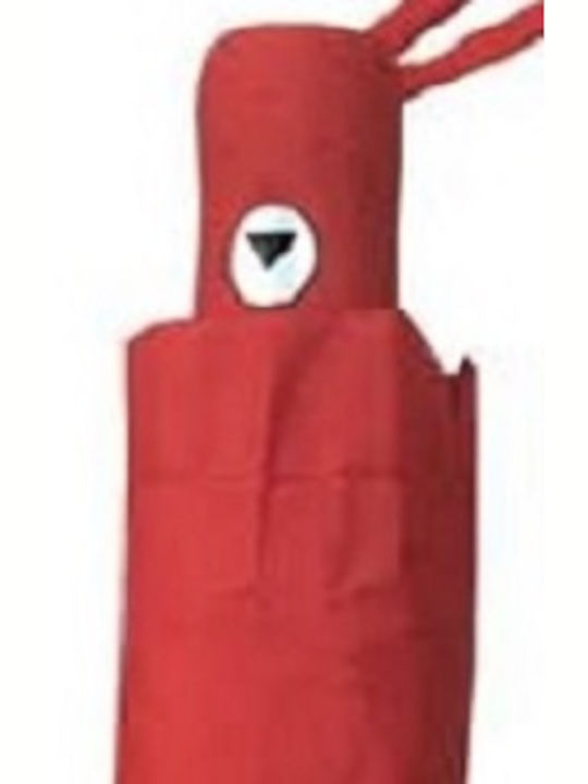 Rain Winddicht Regenschirm Kompakt Rot