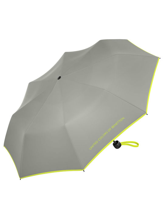 Benetton Umbrella Compact Gray