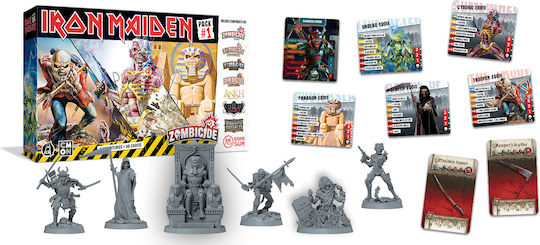 Board Game Zombicide Iron Maiden Character Pack 1 for 1-6 Players 14+ Years Old (EN) Cool Mini Or Not