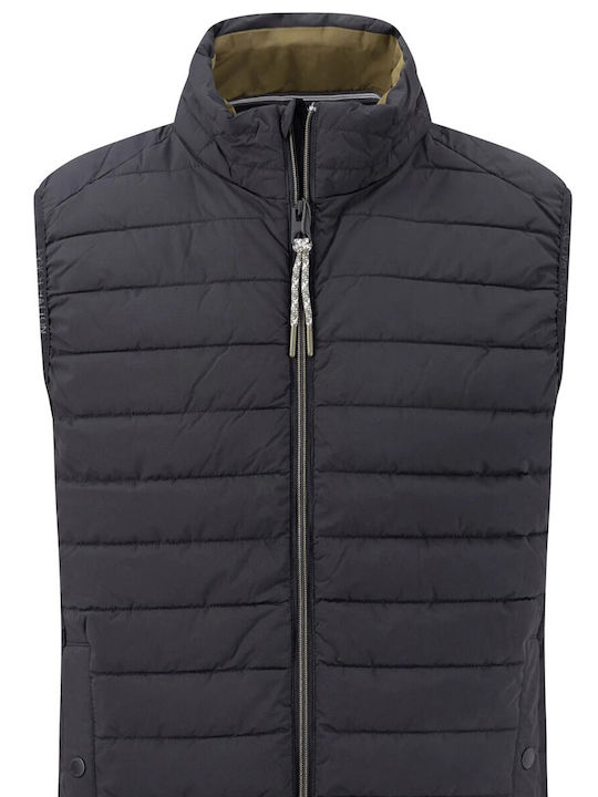 Fynch Hatton Ärmellos Herren Winter Jacke Lässig Schwarz