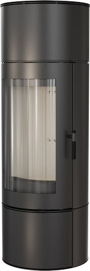 Kratki Antares Ecodesign Ceramică Soba pe lemne 10kW Alb