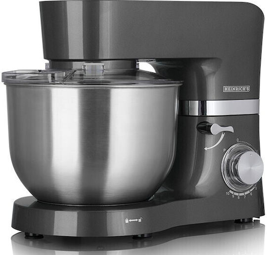 Heinrich's KM 6278 Stand Mixer 1300W with Stainless Mixing Bowl 6.5lt