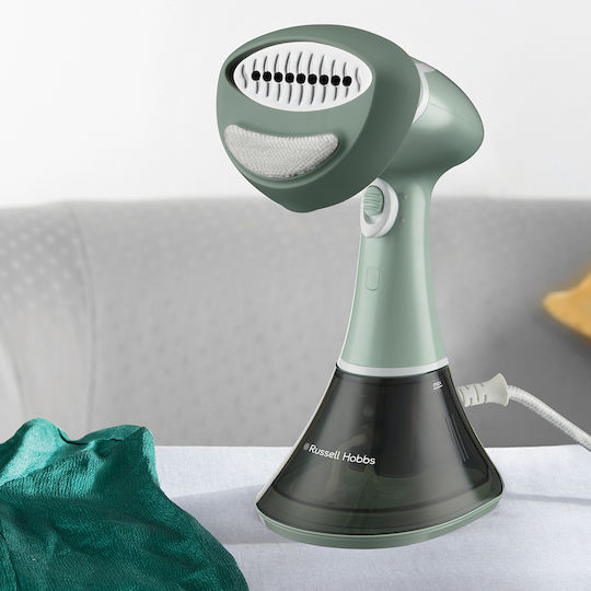 Russell Hobbs Steam Genie Essential Ατμοκαθαριστής Ρούχων Χειρός 1600W με Δοχείο 200ml Πράσινος