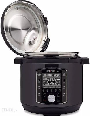 Instant Pot Pro Πολυμάγειρας 1400W με Χωρητικότητα 8lt Μαύρος