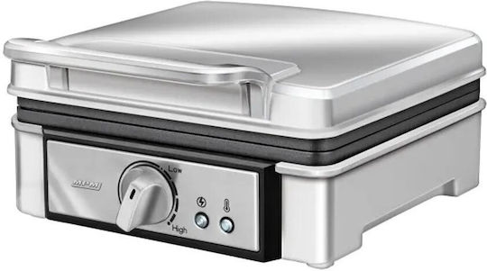 MPM Βαφλιέρα για Ορθογώνιες Βάφλες 2 Θέσεων 1400W