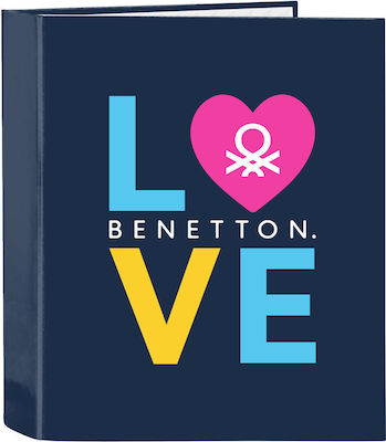 Benetton Clipboard for Paper A4 Blue 1pcs