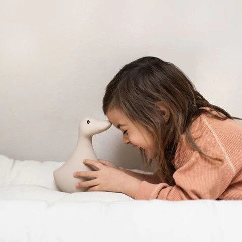 Flow Kinder Dekorative Lampe Beige 10x10x19εκ.