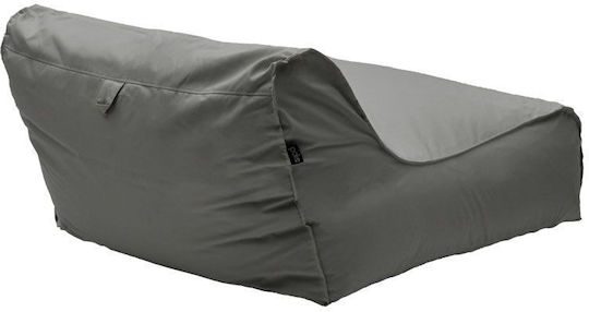 Bean Bag Chair Sunbed Waterproof Leandro Anthracite 105x110x60cm