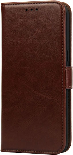 Rosso Element Pu Brieftasche Synthetisches Leder Braun (Galaxy A72)