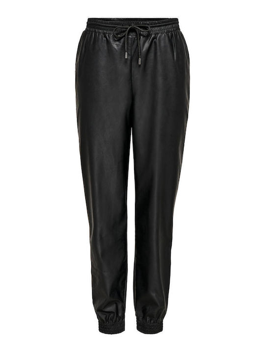 Mw Damen Stoff Hose Schwarz
