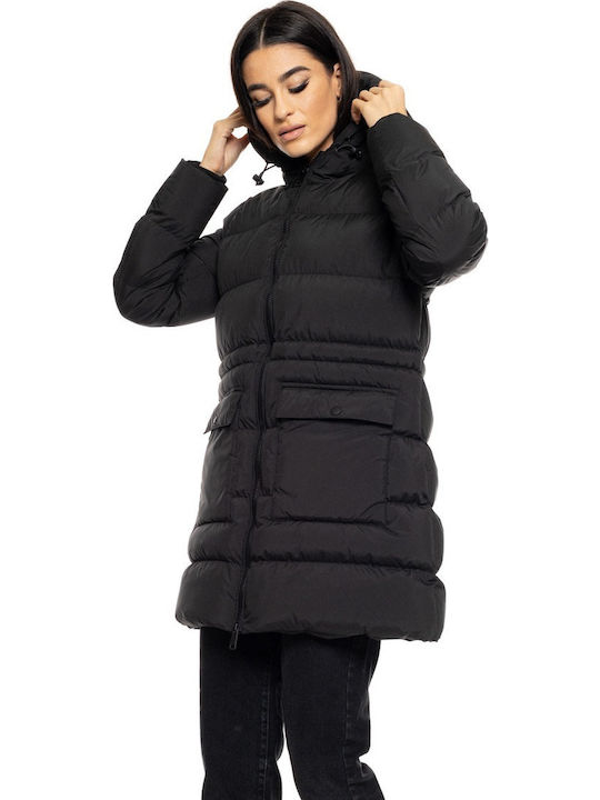 Scurtă Jachetă de femei Puffer Black
