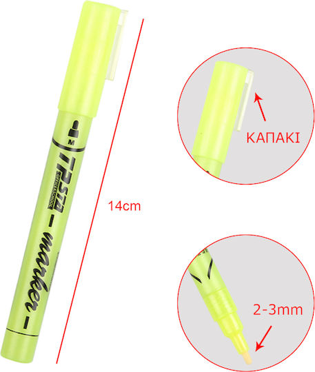 Tpster Acrylic Marker Yellow (#