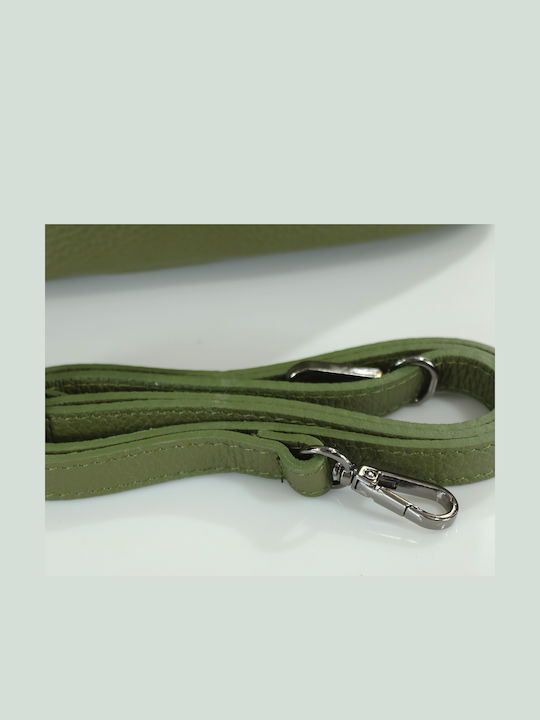 De piele Geantă de damă Crossbody Kaki