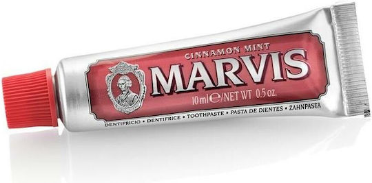 Marvis Cinnamon Mint Toothpaste for Whitening , Ulitis , Plaque & Cavities Cinnamon Mint 10ml