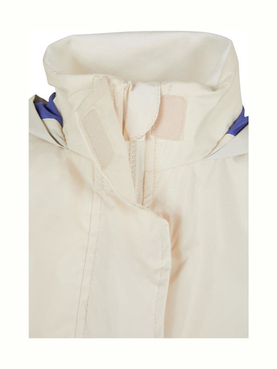 Kids Casual Short Coat with Lining White
