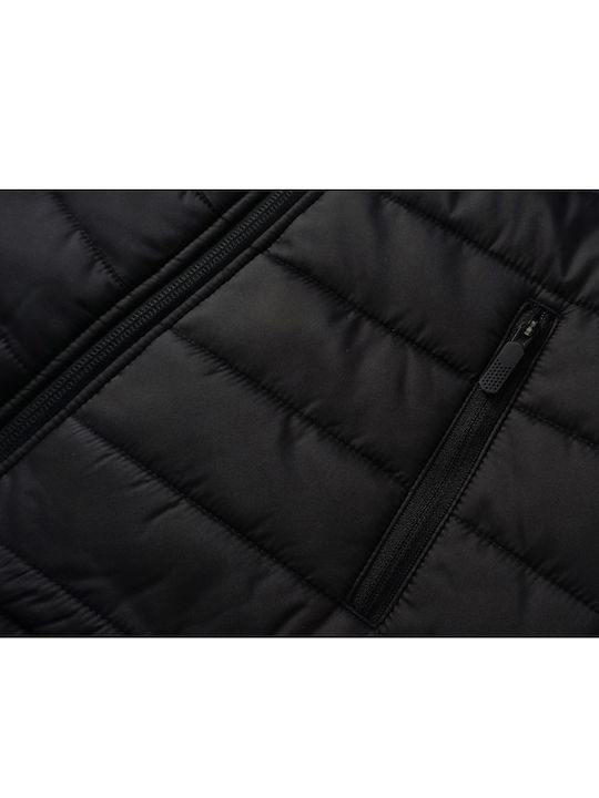 Kids' Sports Jacket with Hood Black Liga Sideline