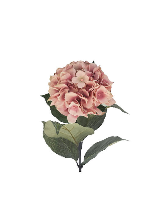 Ramură Decorativă Artificială Hortensia Pink 83cm Zaros