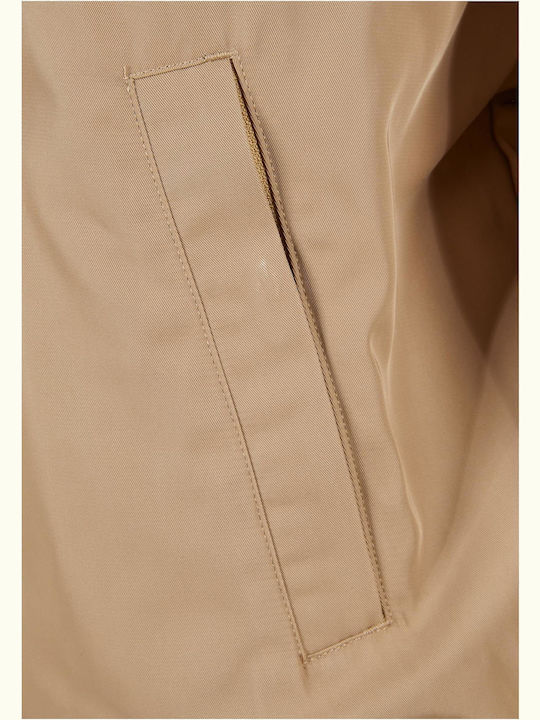 Kurz Damen Bomberjacke Beige