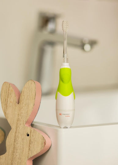 Meriden Kiddy Children's Electric Toothbrush with Chronograph for 1+ Years Green with Replacement Heads