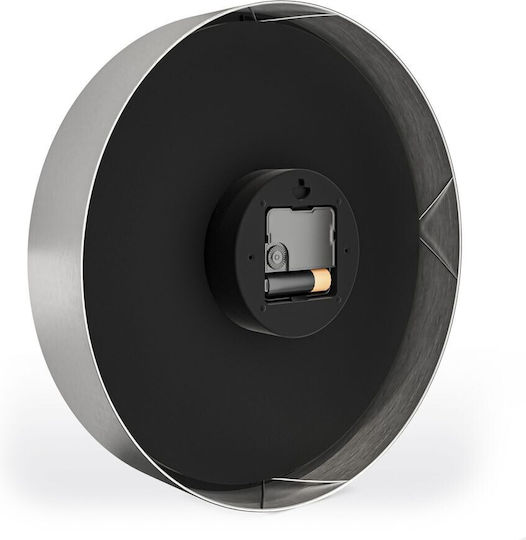 Mebus Wall Clock Black Ø30cm