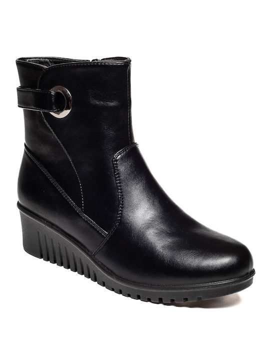 Soft & Flex Women's Platform Boots Black