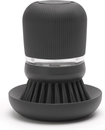 Brabantia SinkSide 302626 Plastic Cleaning Brush with Handle Dark Grey Gray