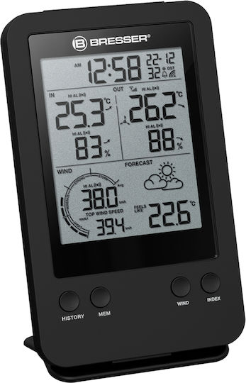 Bresser 3-in-1 Professional 7002531 Wireless Stație meteorologică Digital De masă Negru Bresser 3-in-1 Professional 7002531 Wireless Stație meteorologică Digital De masă Negru