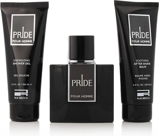 Rue Broca Pride Ανδρικό Σετ με Eau de Parfum και Shower Gel 3τμχ