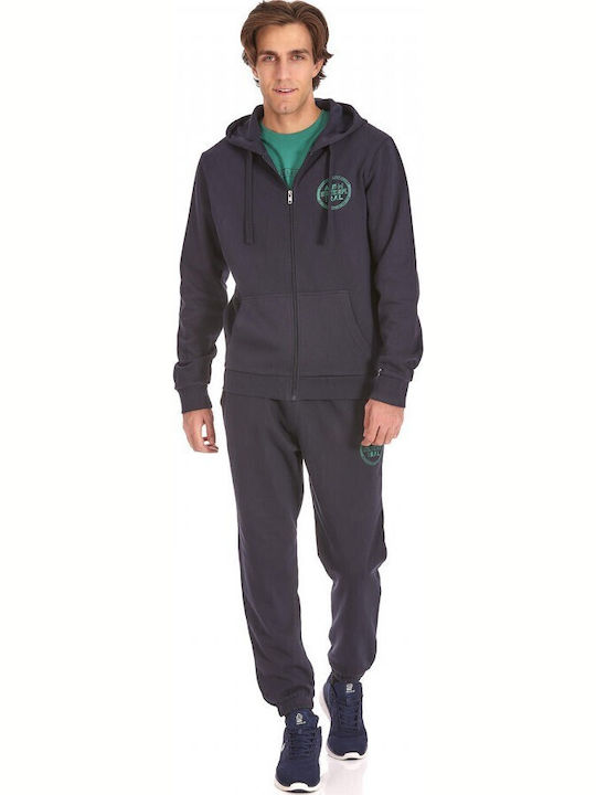 Sweatshirt Für Herren Mit Kapuze Marineblau