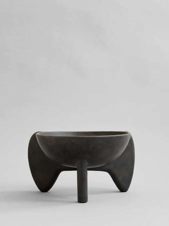 101 Copenhagen Decorative Bowl Pedestal Brown 36x36x20cm