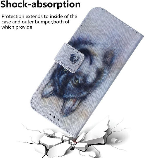 Coloured Drawing Wallet Λευκό (Oppo A98)