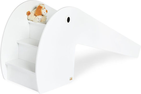 Polihome Rutsche Lotta 155x45x68cm. für 2+ Jahre Jahre Weiß