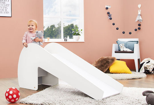 Polihome Rutsche Lotta 155x45x68cm. für 2+ Jahre Jahre Weiß