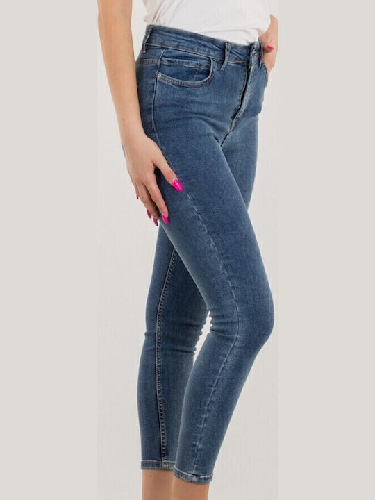 Hoch tailliert Damenjeans