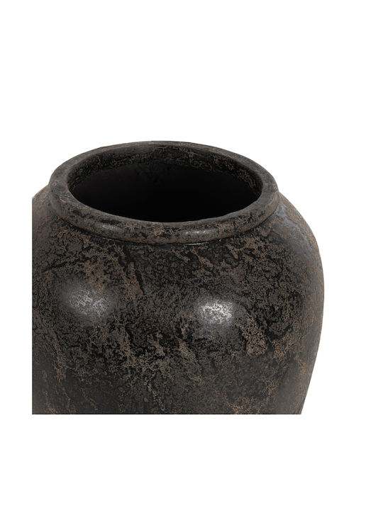 HomeMarkt Διακοσμητικό Βάζο Keramik Sparta Orange 35x35x85cm 1Stück