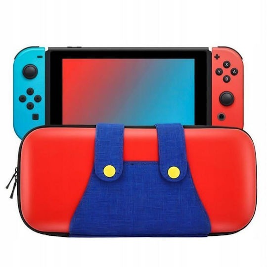 Nintendo Screen Protector Πλαστική Θήκη Μεταφοράς για Κονσόλα Switch Κόκκινη